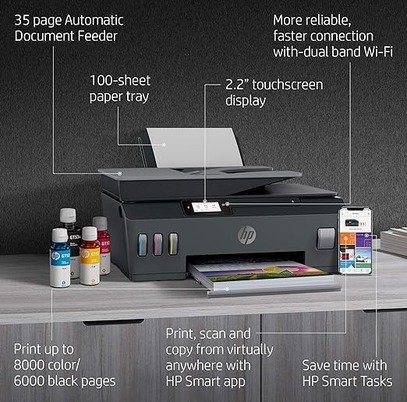 HP Smart Tank 530 Wireless All-in-One Printer