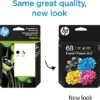HP 68 Black/Tri-Color Ink Cartridges (2-Pack) | Works Envy 6100e, 6500e Series | Eligible for Instant Ink